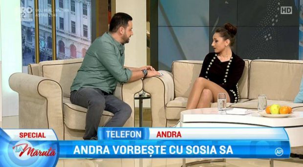 Sosia Andrei, față în față cu Cătălin Măruță. Ce i-a transmis artista