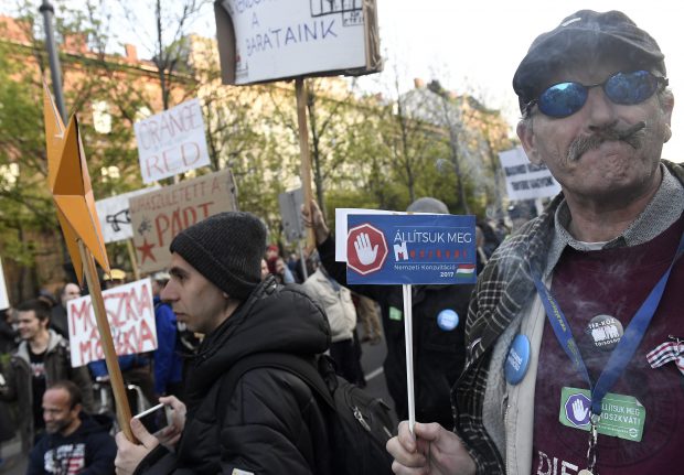 Proteste la Budapesta împotriva Rusiei