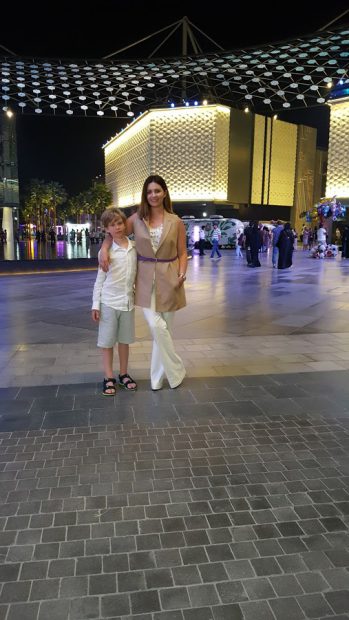Ela Crăciun, vacanță în Dubai