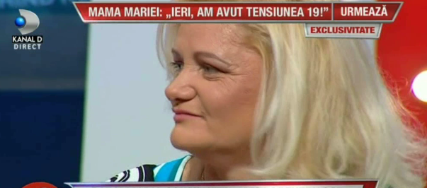 Mama Mariei Constantin, primele declarații după ce a fost internată