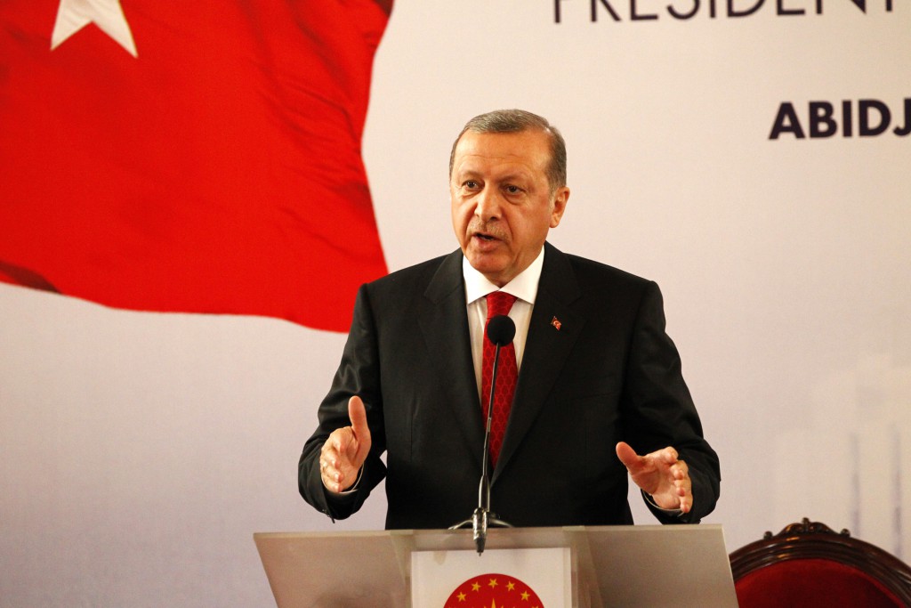 Turkish President Erdogan visits Abidjan